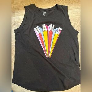 VANS graphic muscle style tank